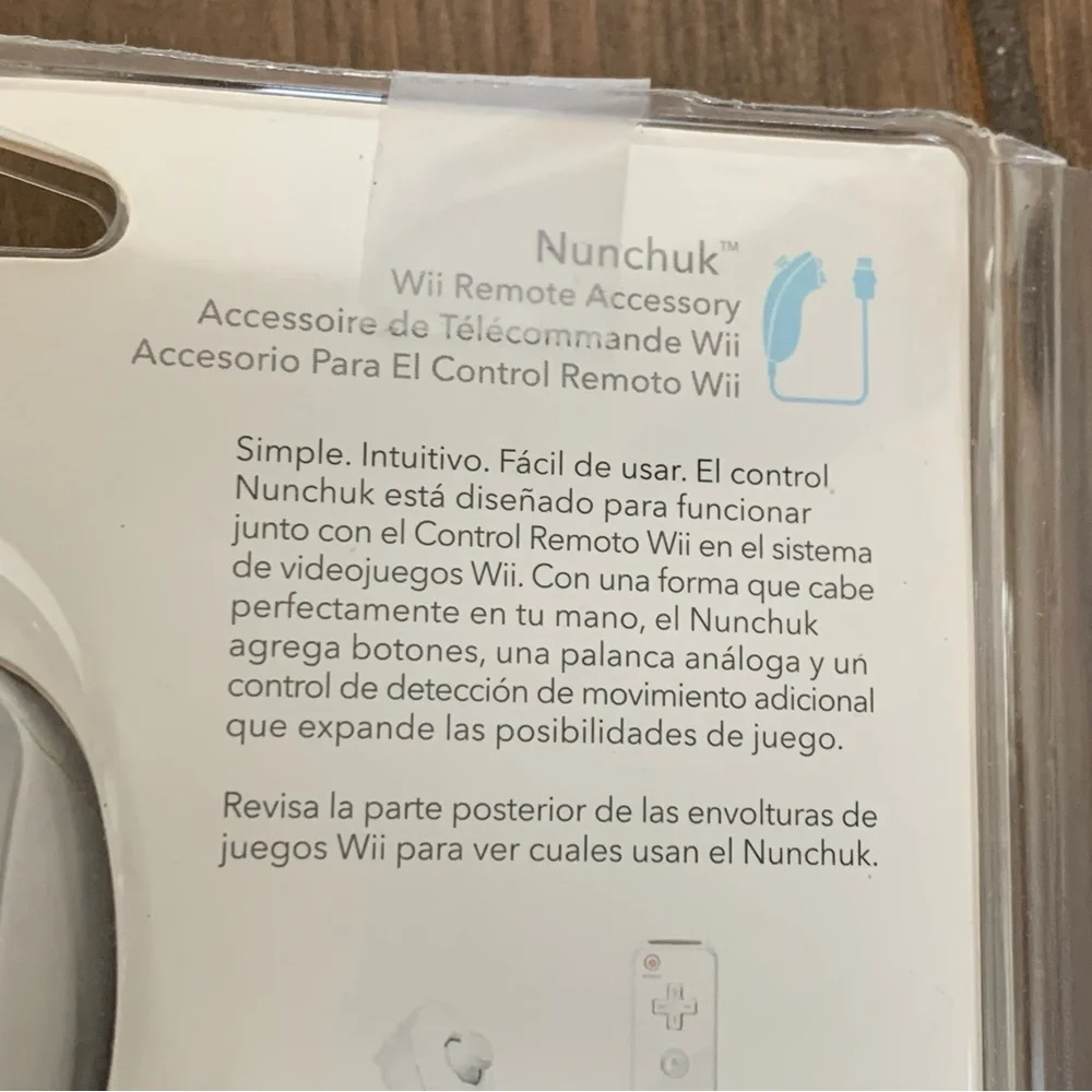Genuine Official Nintendo Wii White Nunchuk Accessory 2007